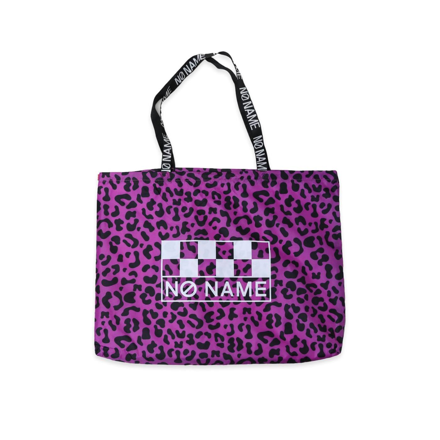 TOTE BAG - NYLON - LEO FUSHIA/BIANCO